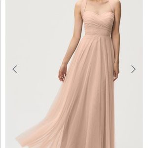 Jenny Yoo bridesmaid dress size 4 cameo pink